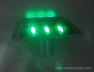 Green LED Road Stud