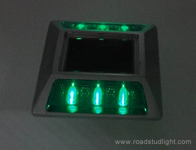 Green LED Road Stud