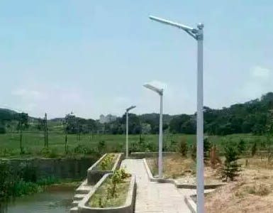 Application of all in one integrated solar street light