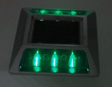 A New Type of Road Stud - Green Reflective Studs